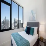Sydney two-bedroom apartment bedroom